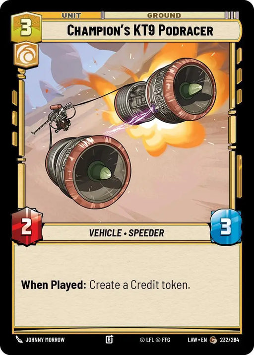 Champion's KT-9 Podracer (232/264) [A Lawless Time]