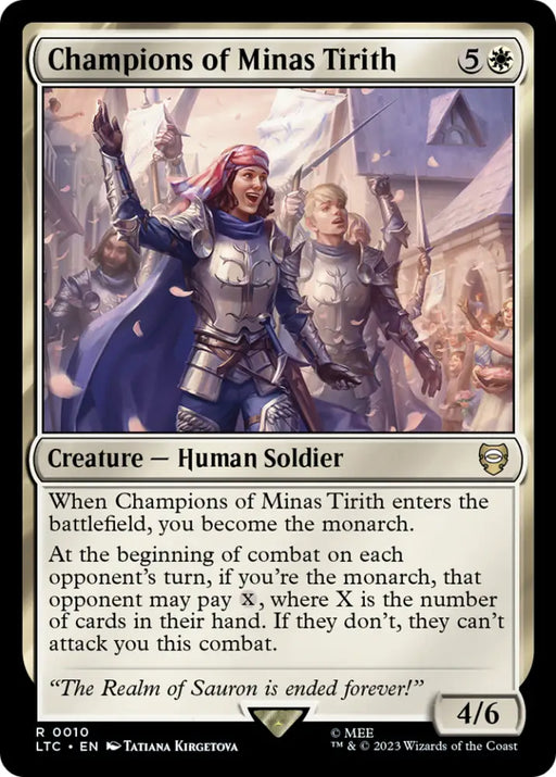 Champions of Minas Tirith [The Lord of the Rings: Tales of Middle-Earth Commander] - MTG Single