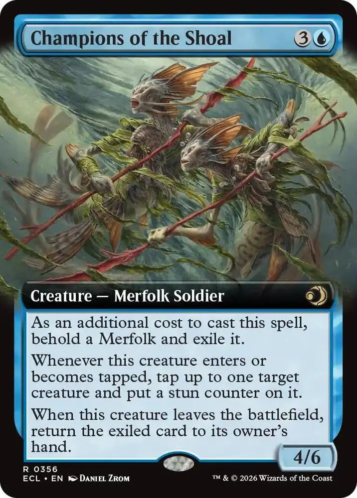 Champions of the Shoal (Extended Art) (356) [Lorwyn Eclipsed]