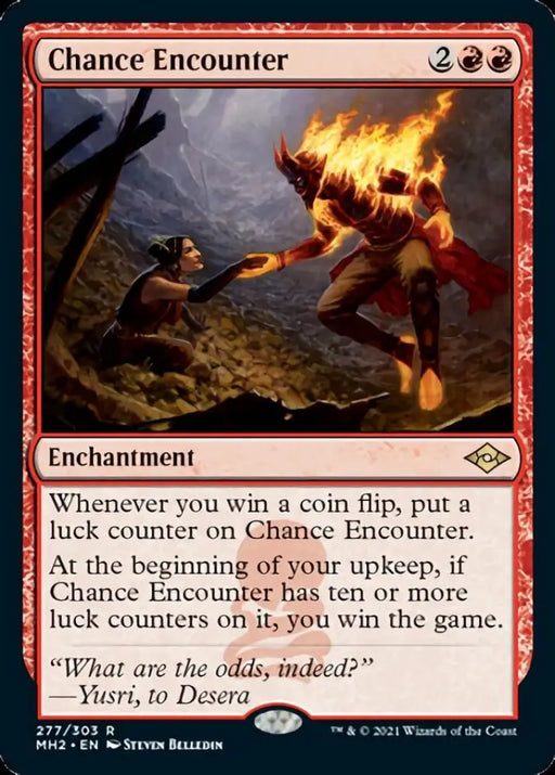 Chance Encounter (Foil Etched) [Modern Horizons] - MTG Single