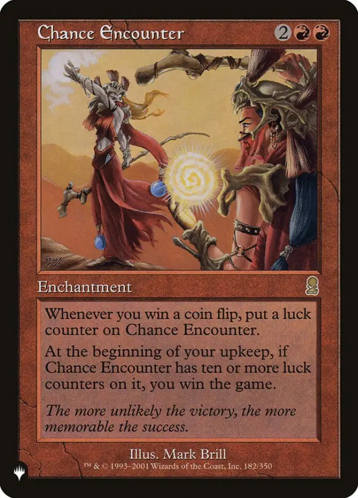 Chance Encounter [Secret Lair: Heads I Win Tails You Lose] - MTG Single