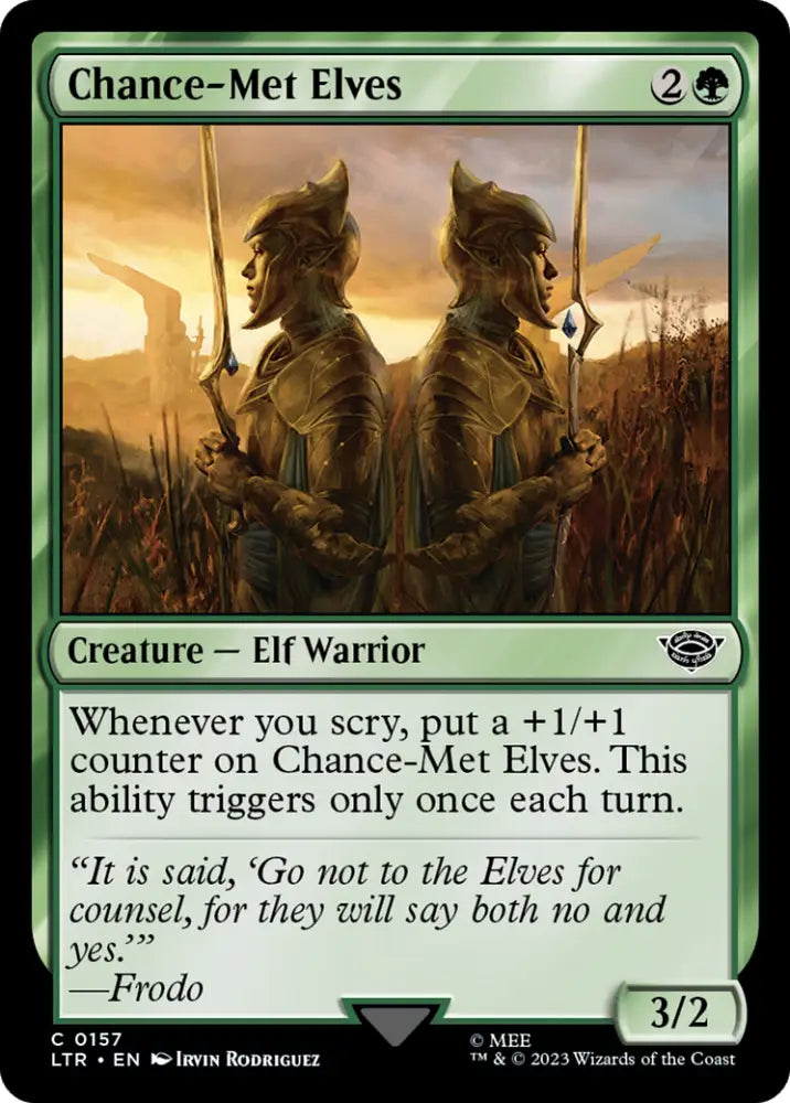 Chance-Met Elves [The Lord of the Rings: Tales of Middle-Earth] - MTG Single