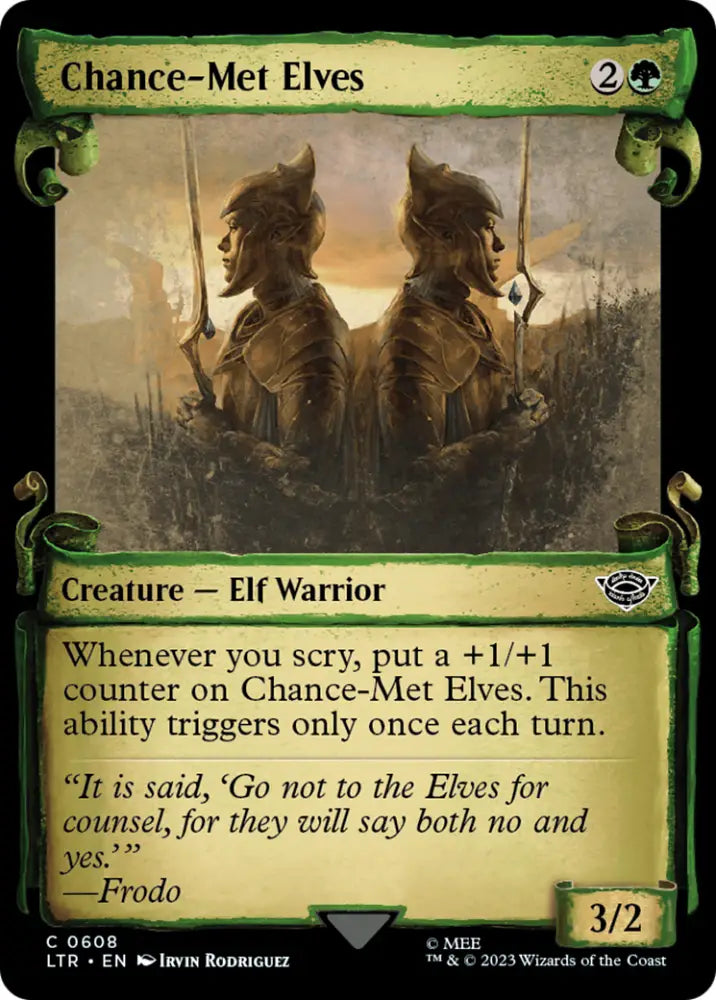 Chance-Met Elves [The Lord of the Rings: Tales of Middle-Earth Showcase Scrolls] - MTG Single
