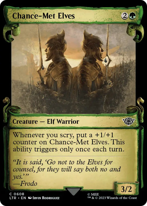 Chance-Met Elves [The Lord of the Rings: Tales of Middle-Earth Showcase Scrolls] - MTG Single