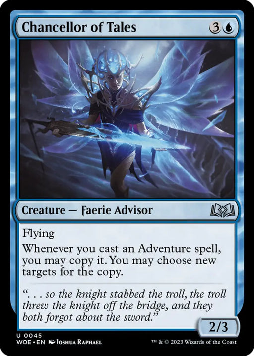 Chancellor of Tales [Wilds of Eldraine] - MTG Single