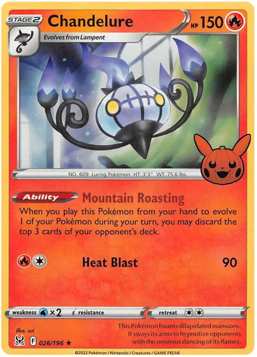 Chandelure (026/196) [Trick or Trade 2023] - Pokemon Single