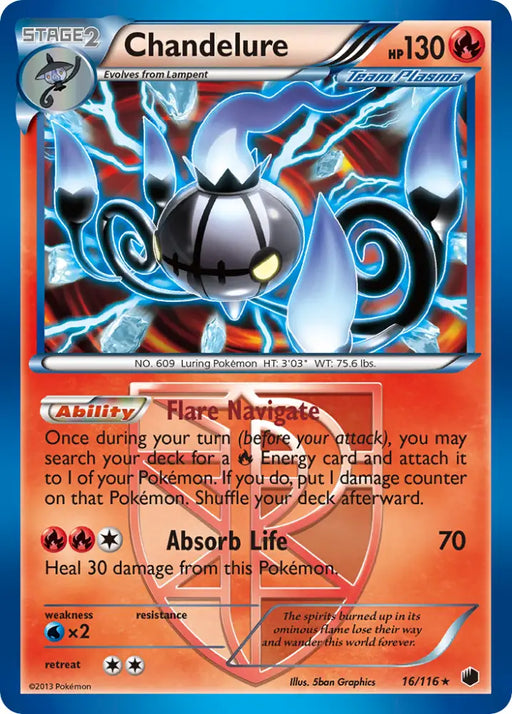Chandelure (16/116) [Black & White: Plasma Freeze] - Pokemon Single
