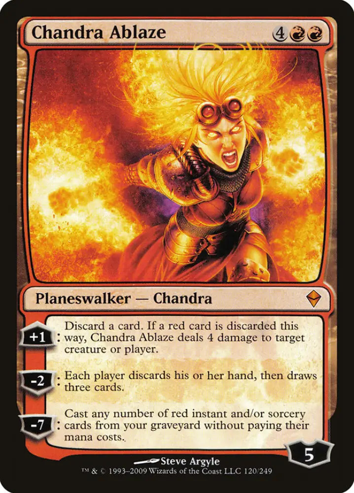 Chandra Ablaze [Zendikar] - MTG Single