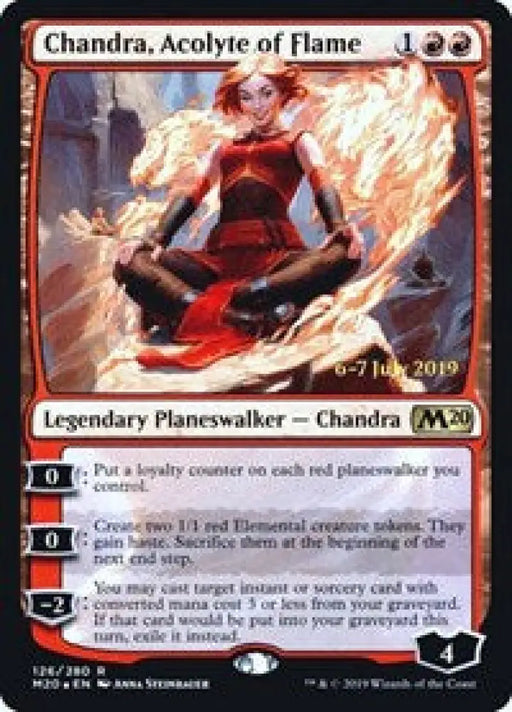 Chandra, Acolyte of Flame (126) [Prerelease Cards]