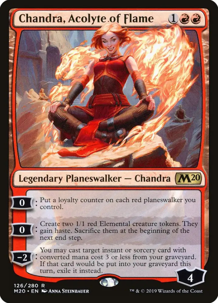 Chandra Acolyte of Flame [Core Set 2020] - MTG Single