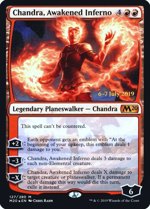 Chandra Awakened Inferno [Core Set 2020 Prerelease Promos] - MTG Single