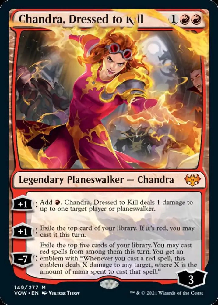 Chandra Dressed to Kill [Innistrad: Crimson Vow] - MTG Single