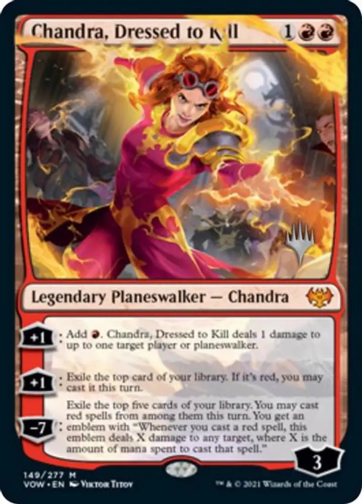 Chandra Dressed to Kill (Promo Pack) [Innistrad: Crimson Vow Promos] - MTG Single