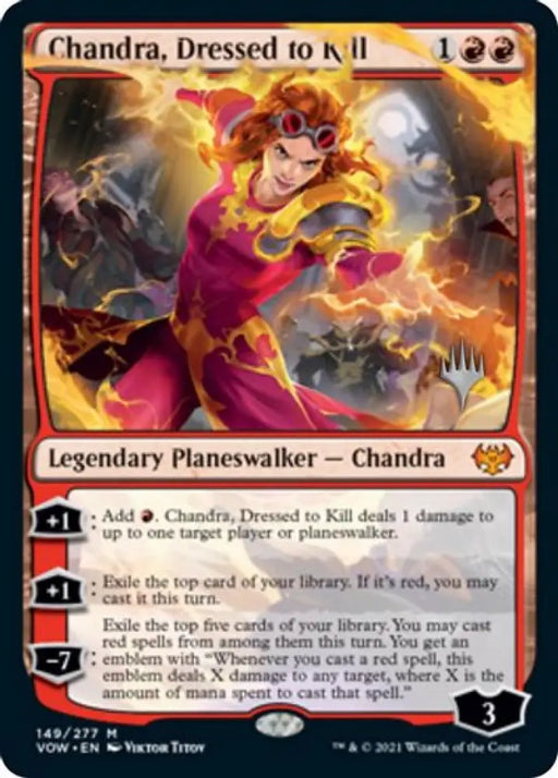 Chandra Dressed to Kill (Promo Pack) [Innistrad: Crimson Vow Promos] - MTG Single