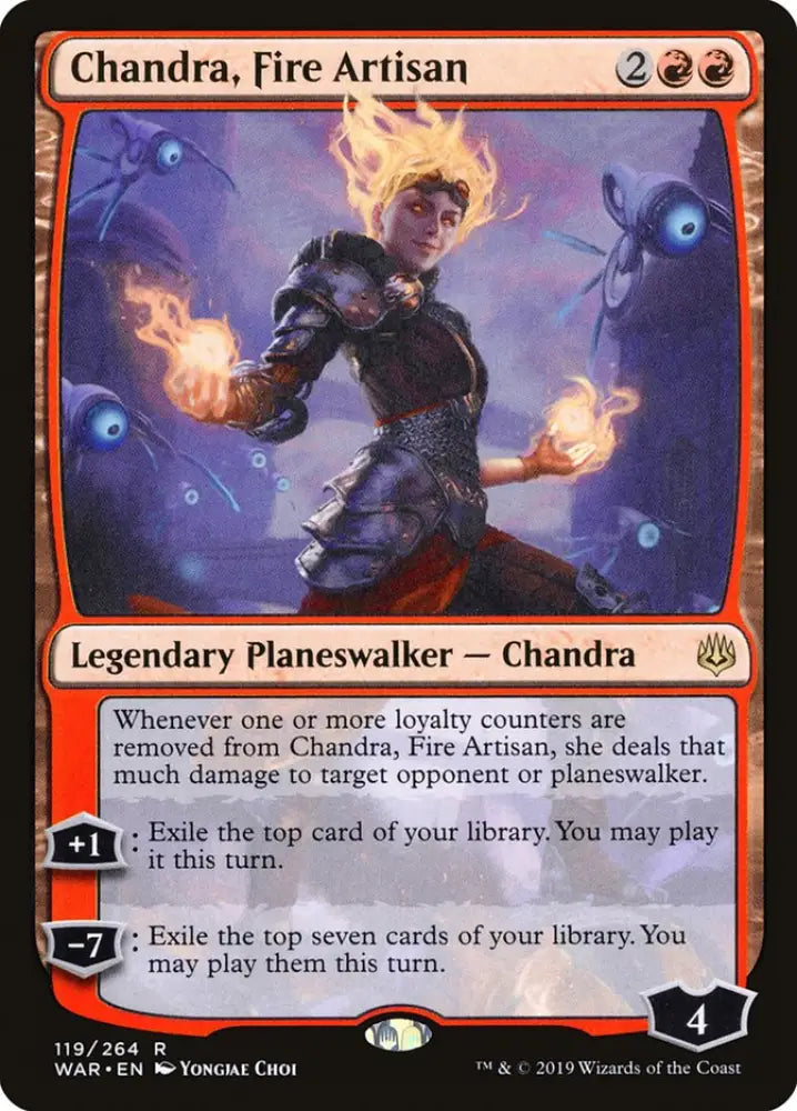 Chandra Fire Artisan [War of the Spark] - MTG Single