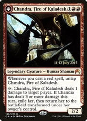 Chandra, Fire of Kaladesh (135) [Prerelease Cards]
