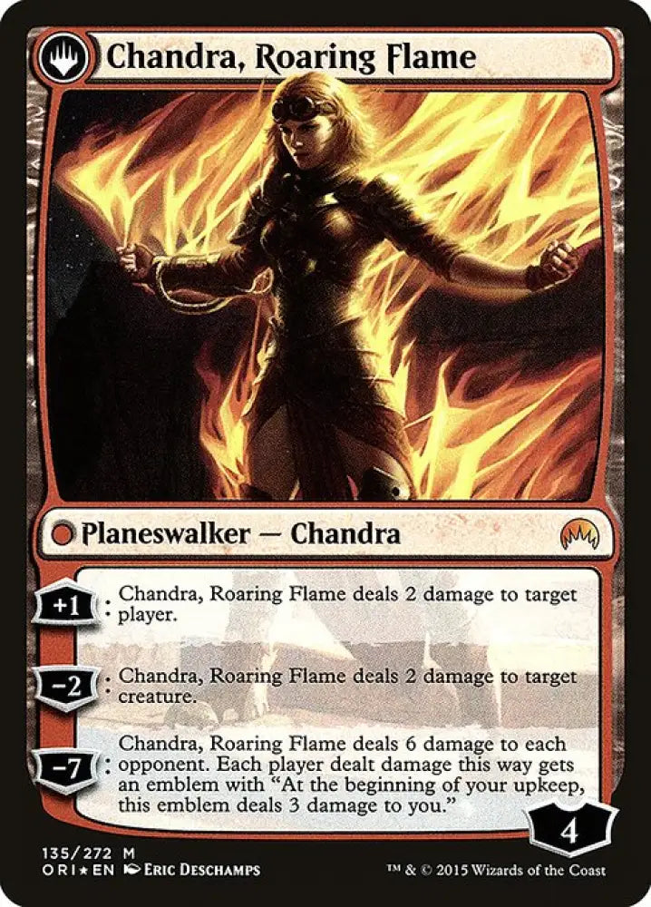 Chandra, Fire of Kaladesh (135) [Prerelease Cards] Reverse