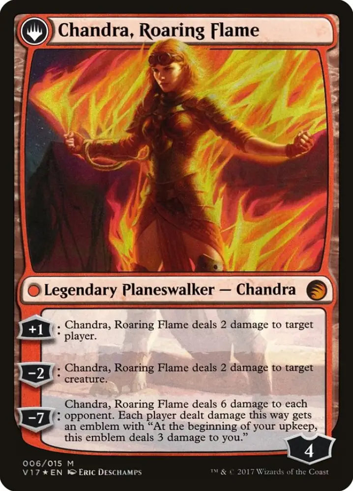Chandra Fire of Kaladesh // Chandra Roaring Flame [From the Vault: Transform] - MTG Single