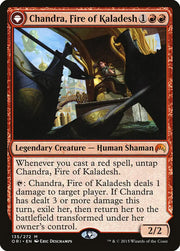 Chandra Fire of Kaladesh // Chandra Roaring Flame [Magic Origins] - MTG Single