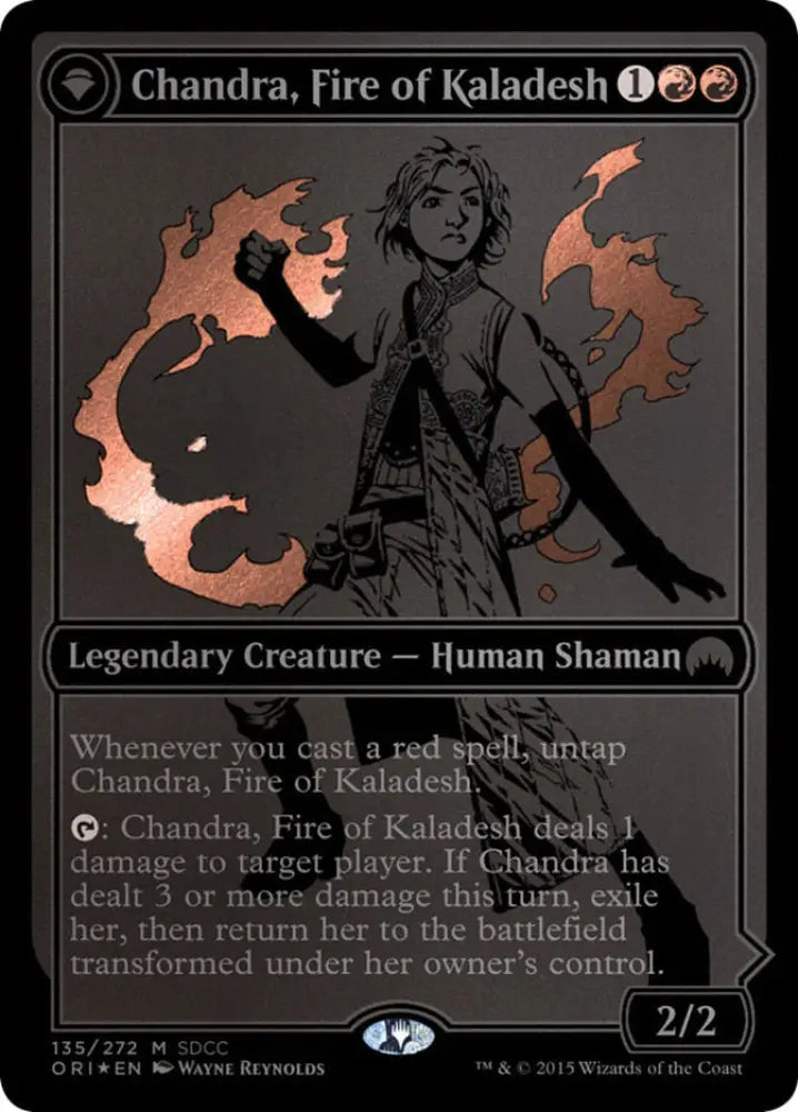 Chandra Fire of Kaladesh // Chandra Roaring Flame [San Diego Comic-Con 2015] - MTG Single
