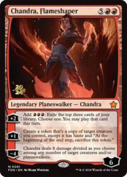 Chandra, Flameshaper (81) [Prerelease Cards]