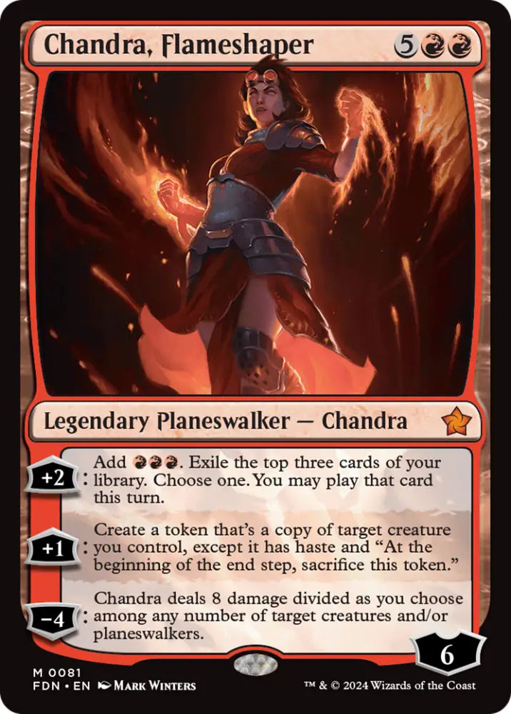 Chandra Flameshaper [Foundations] - MTG Single