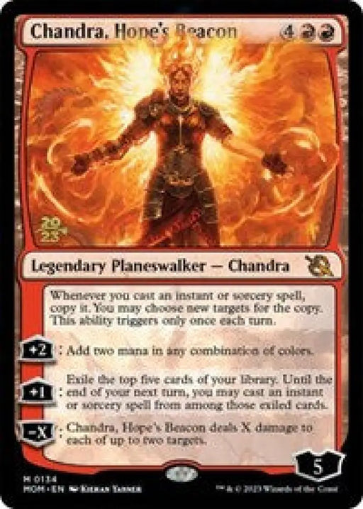 Chandra, Hope's Beacon (134) [Prerelease Cards]