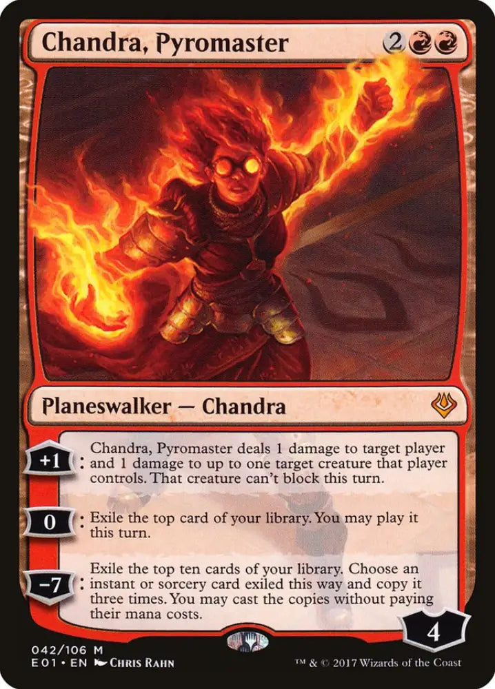 Chandra Pyromaster [Archenemy: Nicol Bolas] - MTG Single