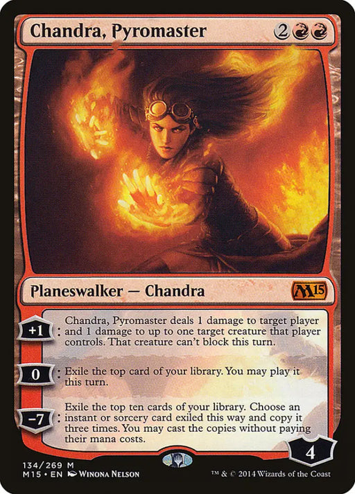 Chandra Pyromaster [Magic 2015] - MTG Single