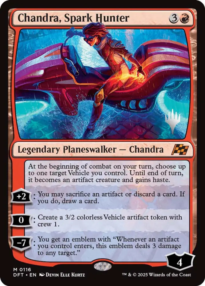 Chandra Spark Hunter (Promo Pack) [Aetherdrift Promos] - MTG Single