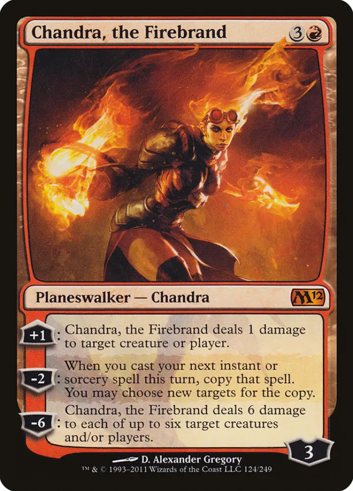 Chandra the Firebrand [Magic 2012] - MTG Single