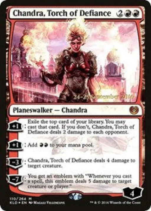 Chandra, Torch of Defiance (110) [Prerelease Cards]