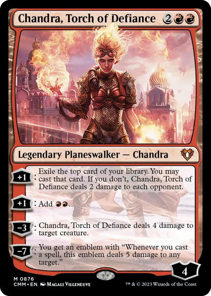 Chandra Torch of Defiance [Commander Masters] - MTG Single