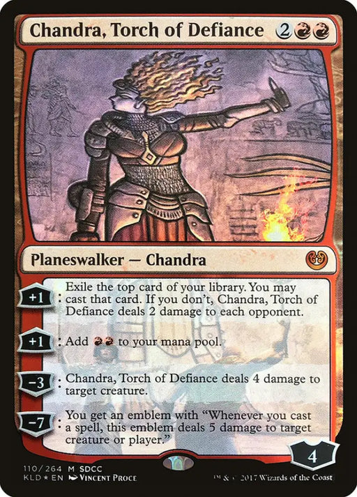 Chandra Torch of Defiance [San Diego Comic-Con 2017] - MTG Single