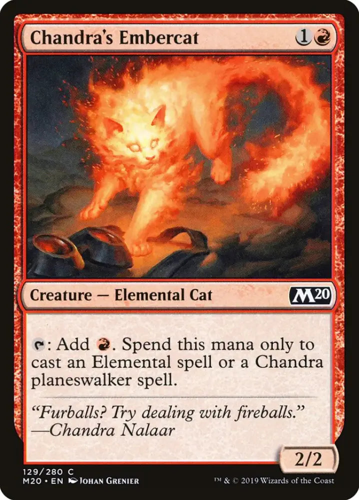 Chandra’s Embercat [Core Set 2020] - MTG Single