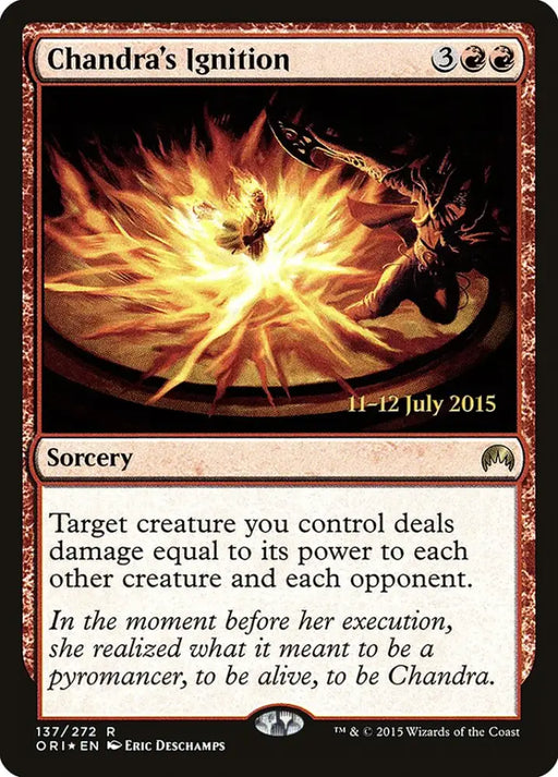 Chandra’s Ignition [Magic Origins Prerelease Promos] - MTG Single