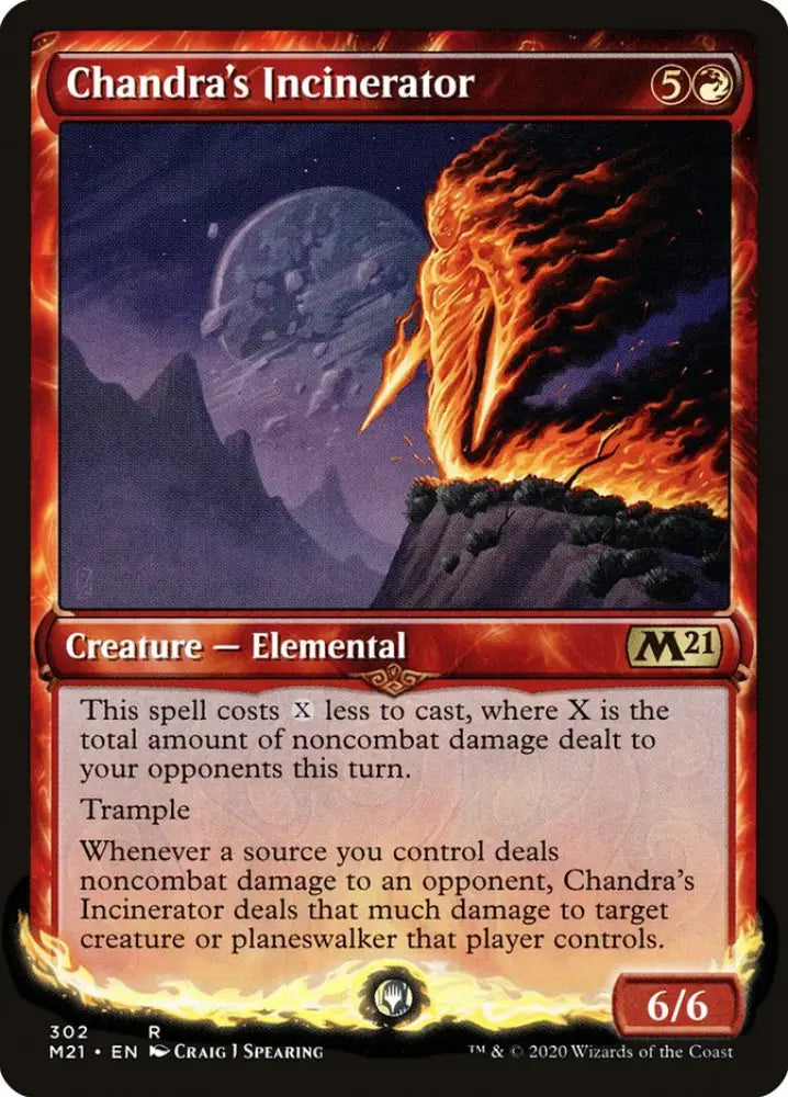 Chandra’s Incinerator (Showcase) [Core Set 2021] - MTG Single