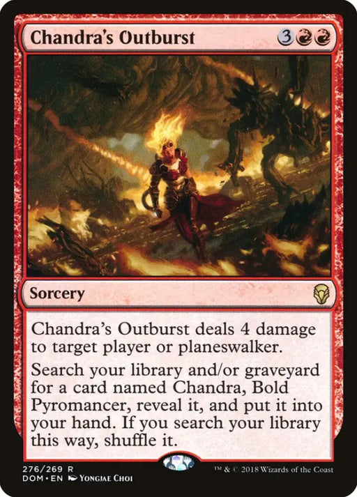 Chandra’s Outburst [Dominaria] - MTG Single