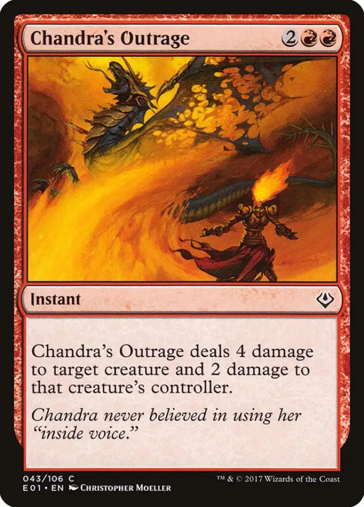 Chandra’s Outrage [Archenemy: Nicol Bolas] - MTG Single