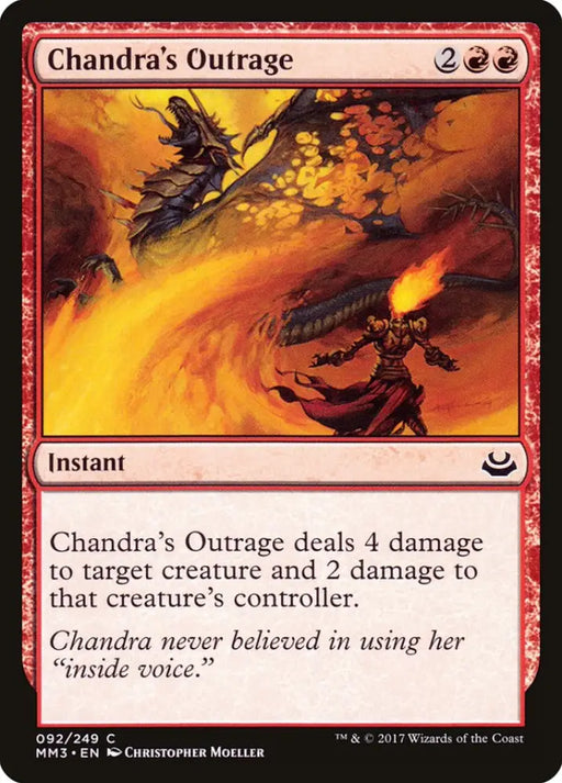 Chandra’s Outrage [Modern Masters 2017] - MTG Single