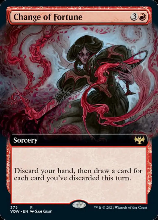 Change of Fortune (Extended Art) [Innistrad: Crimson Vow] - MTG Single