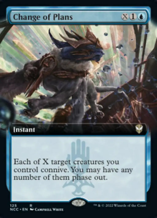 Change of Plans (Extended Art) [Streets of New Capenna Commander] - MTG Single