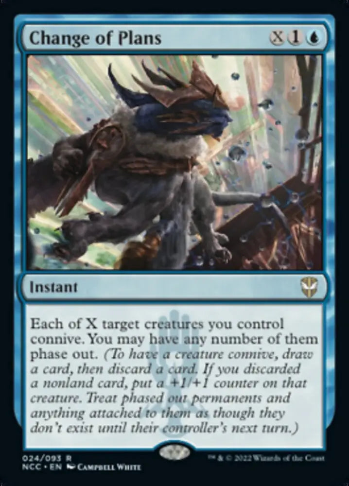 Change of Plans [Streets of New Capenna Commander] - MTG Single