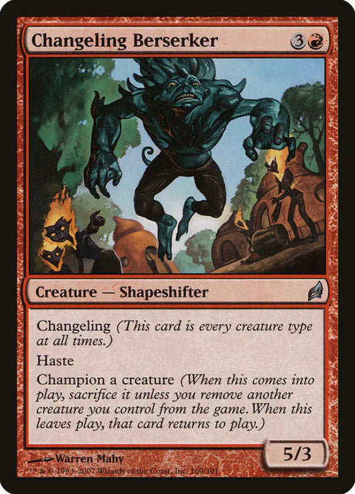 Changeling Berserker [Lorwyn] - MTG Single