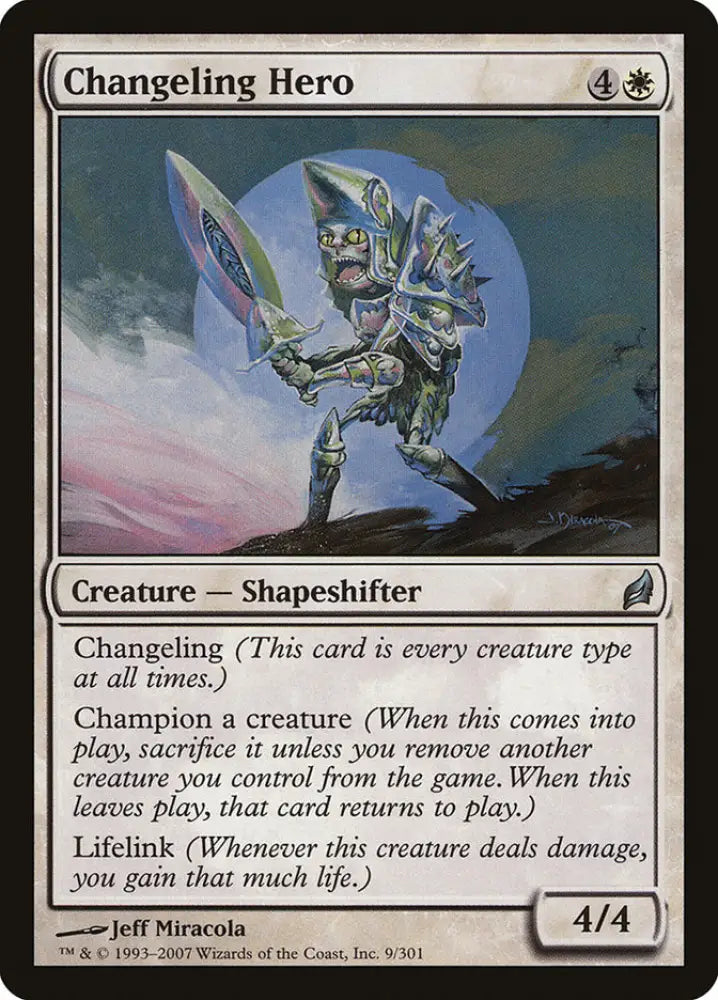 Changeling Hero [Lorwyn] - MTG Single