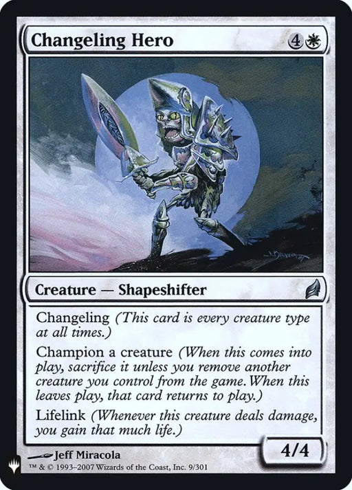 Changeling Hero [Mystery Booster] - MTG Single