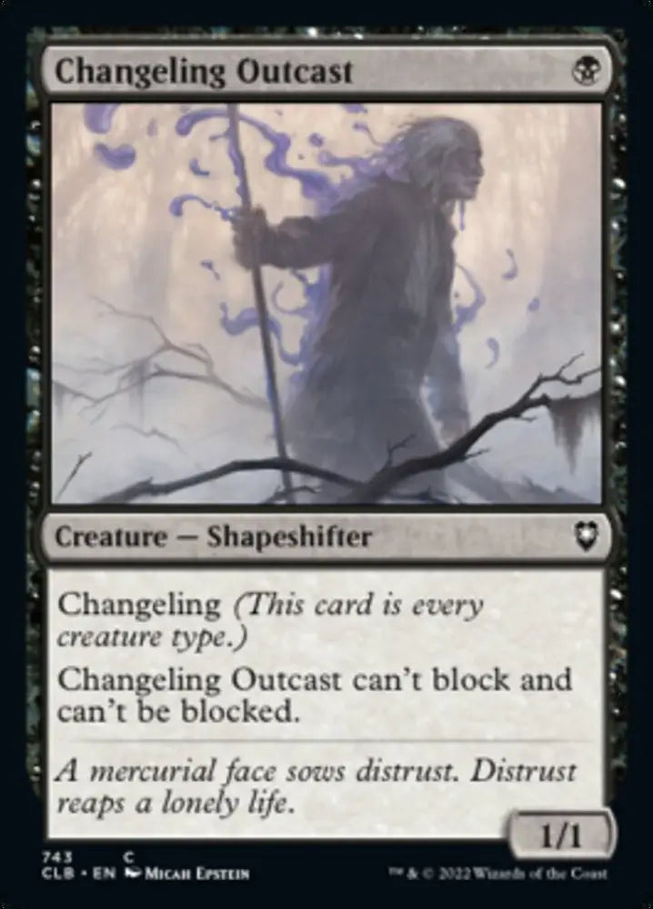 Changeling Outcast [Commander Legends: Battle for Baldur’s Gate] - MTG Single
