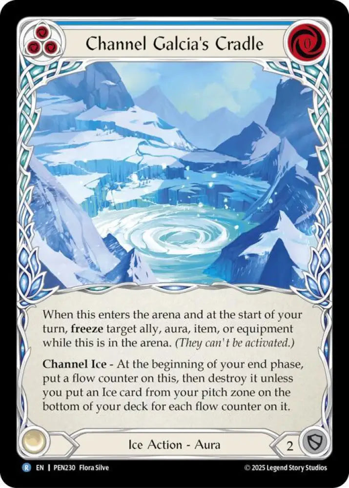 Channel Galcias Cradle (Blue) (PEN230) [Compendium of Rathe]