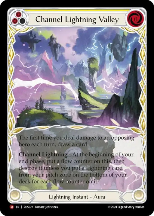 Channel Lightning Valley [Rosetta] Rainbow Foil - Flesh And Blood Single