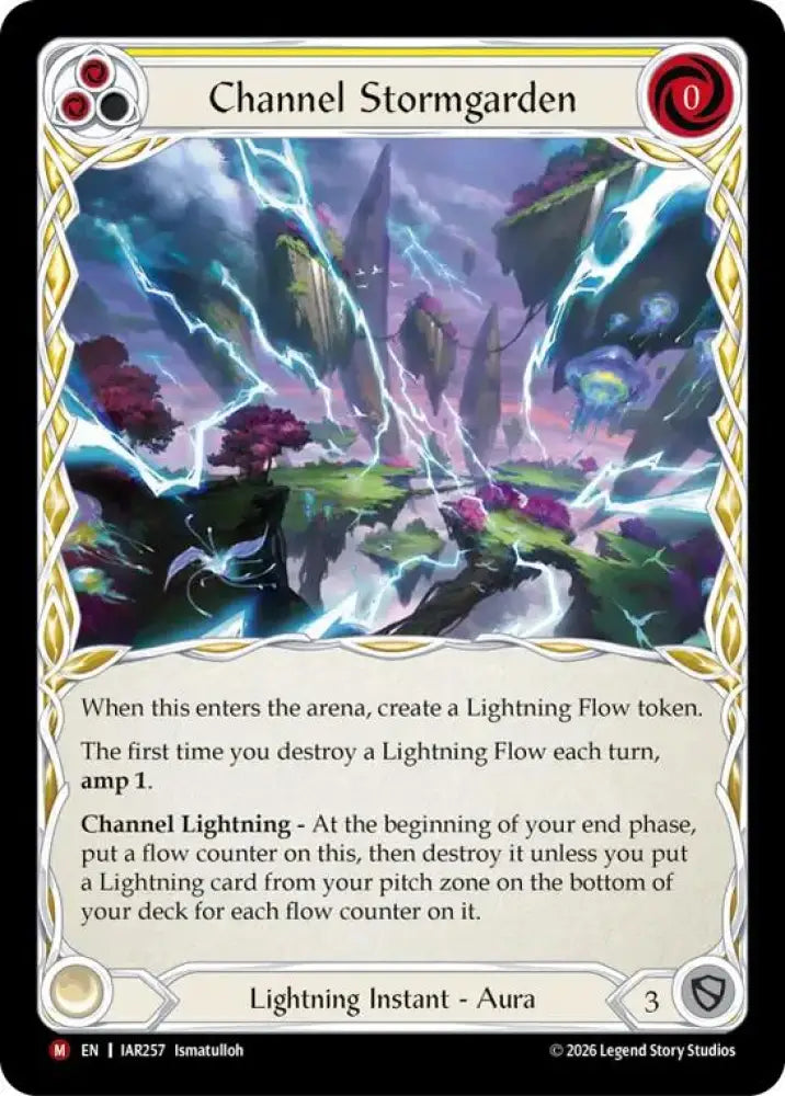 Channel Stormgarden (IAR257) [Usurp the Shadow Throne]